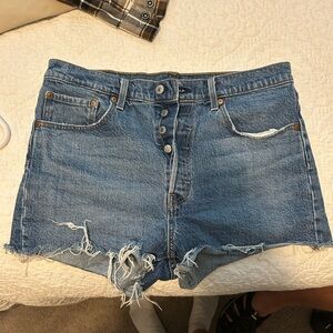 Denim Blue Levi’s  Women's Shorts